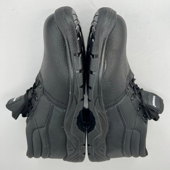Stepahead Mens ENFW1 Cumbria Black Leather Lace Up Ankle Size 12 Safety Boots - Picture 7 of 9